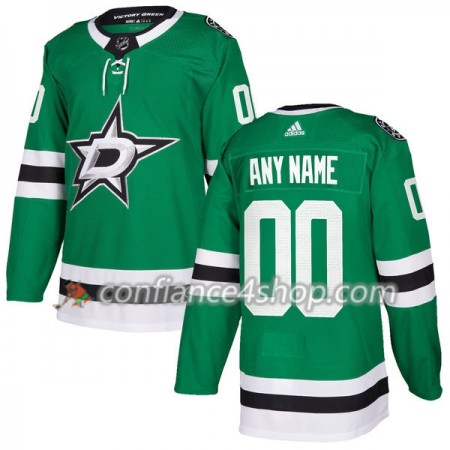 Adidas Maillot de Hockey Dallas Stars Personnaliser 2017-2018 Kelly Vert Authentic - Homme